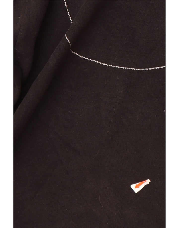 LEVI'S Girls Turtle Neck Jumper Sweater 13-14 Years Black Cotton