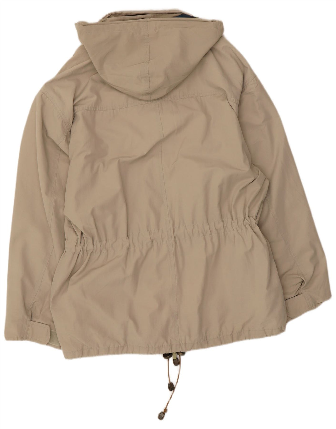 Bailo Mens Hooded Rain Jacket UK 38 Medium Beige Cotton