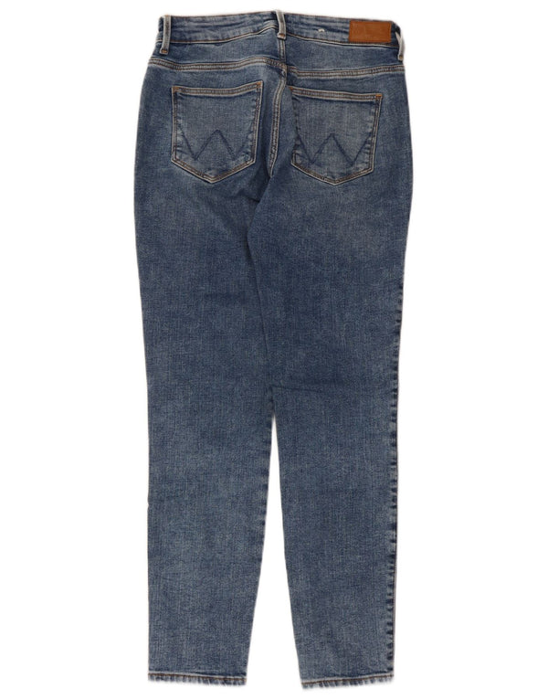 Wrangler Womens Skinny Jeans W28 L26 Blue Cotton