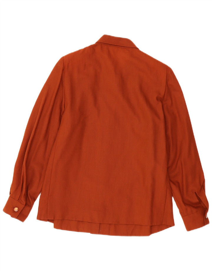 Vintage Womens Shirt UK 16 Large Maroon