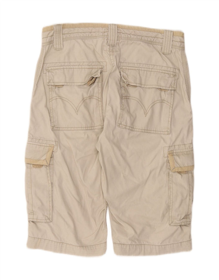 LEVI'S Mens Cargo Shorts W32 Medium Beige Cotton