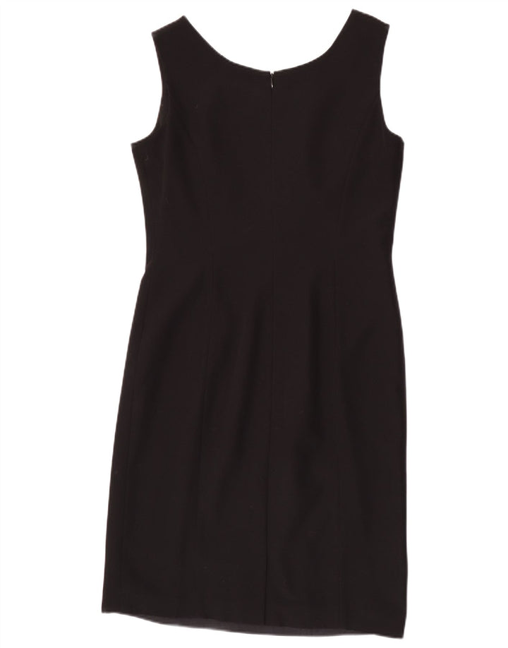 Libra Womens Sleeveless Sheath Dress UK 12 Medium Black Polyester