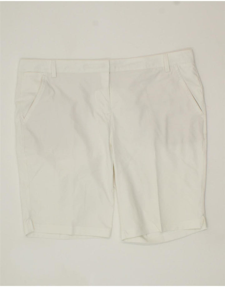 PUMA Womens Chino Shorts UK 18 XL W38 White Polyester Vintage Puma and Second-Hand Puma from Messina Hembry 