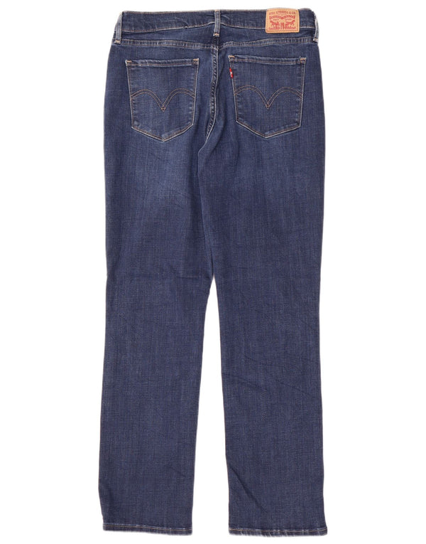 LEVI'S Womens Classic Fit Straight Jeans US 10 Large W30 L30 Blue Cotton