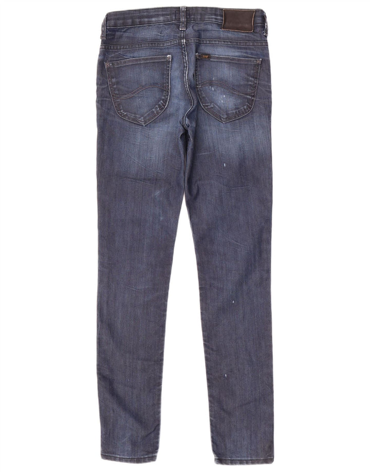 LEE Womens Scarlett Skinny Jeans W29 L33 Blue Cotton