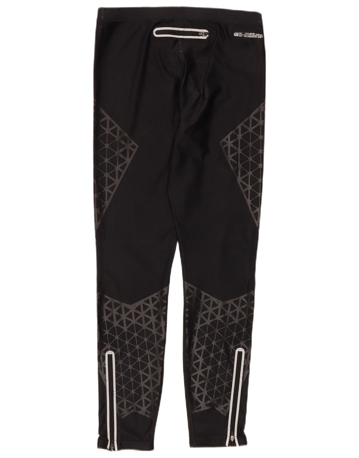 Nike Mens Dri Fit Leggings XL Black Geometric Polyester