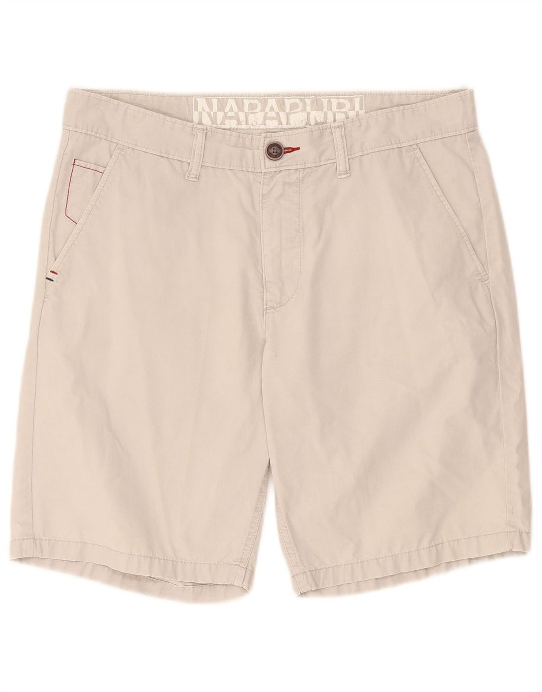NAPAPIJRI Mens Chino Shorts W32 Medium Beige