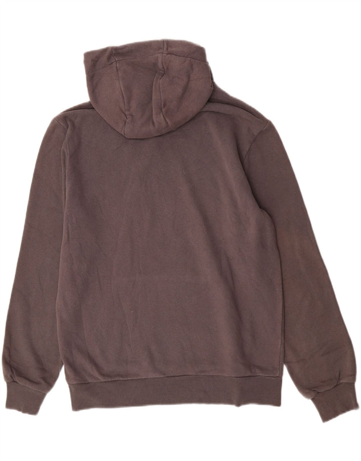 Refrigiwear Mens Graphic Hoodie Jumper Medium Grey Cotton