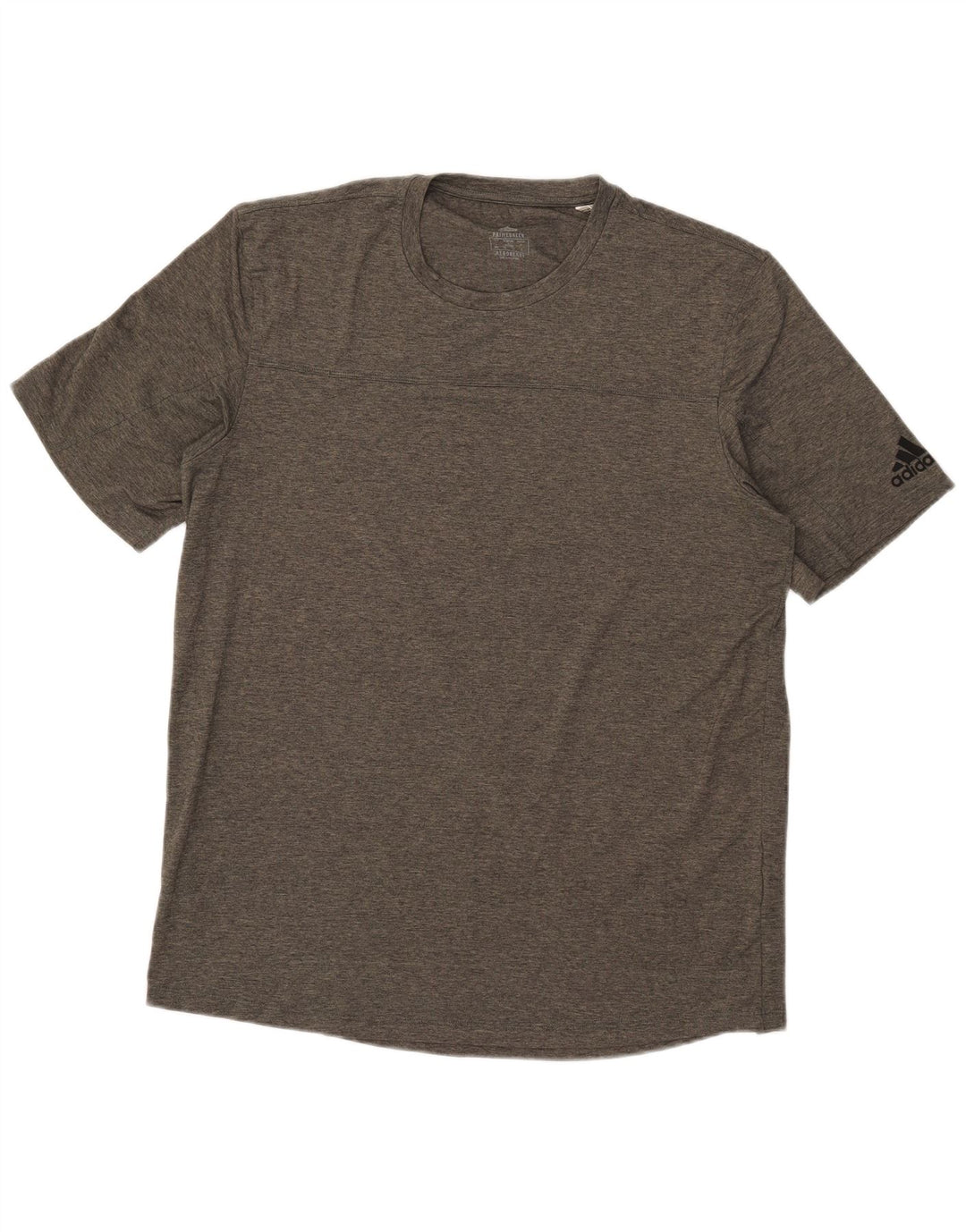 Adidas Mens Aeroready T-Shirt Top Large Grey Polyester