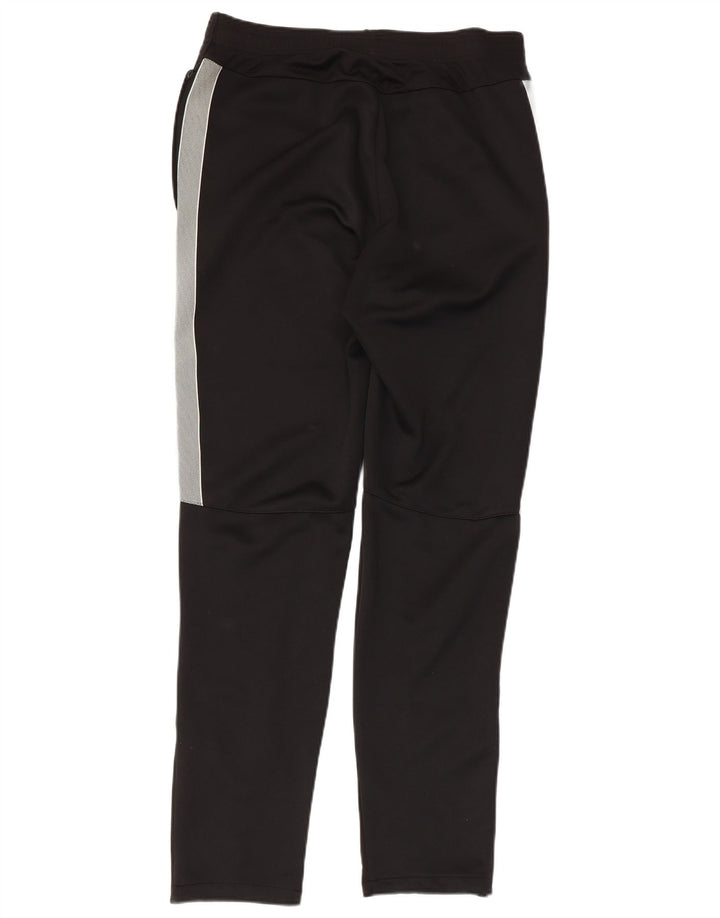 NIKE Womens Tracksuit Trousers UK 14 Medium Black Colourblock Polyester