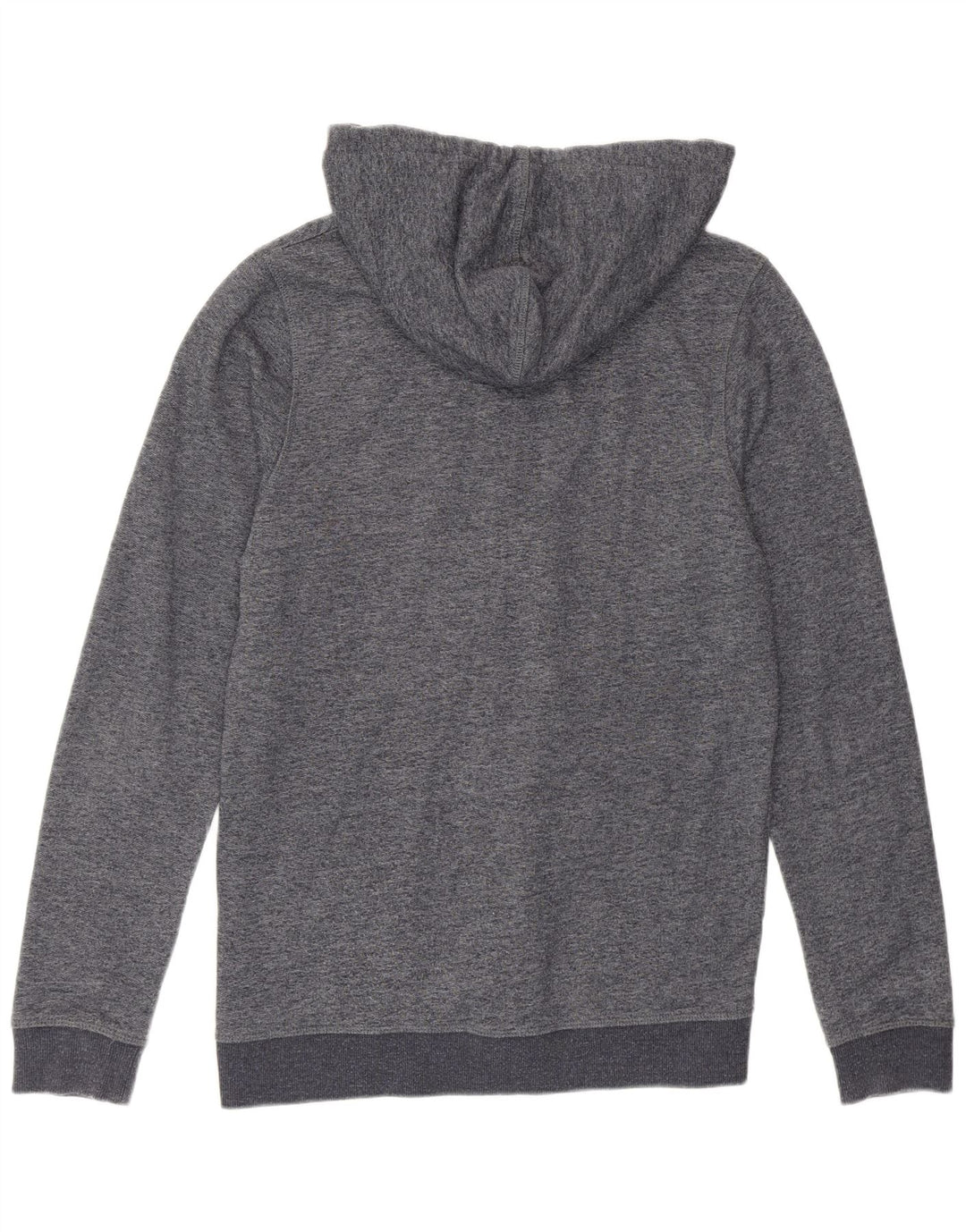 Jack & Jones Mens Zip Hoodie Sweater Medium Grey Flecked Polyester