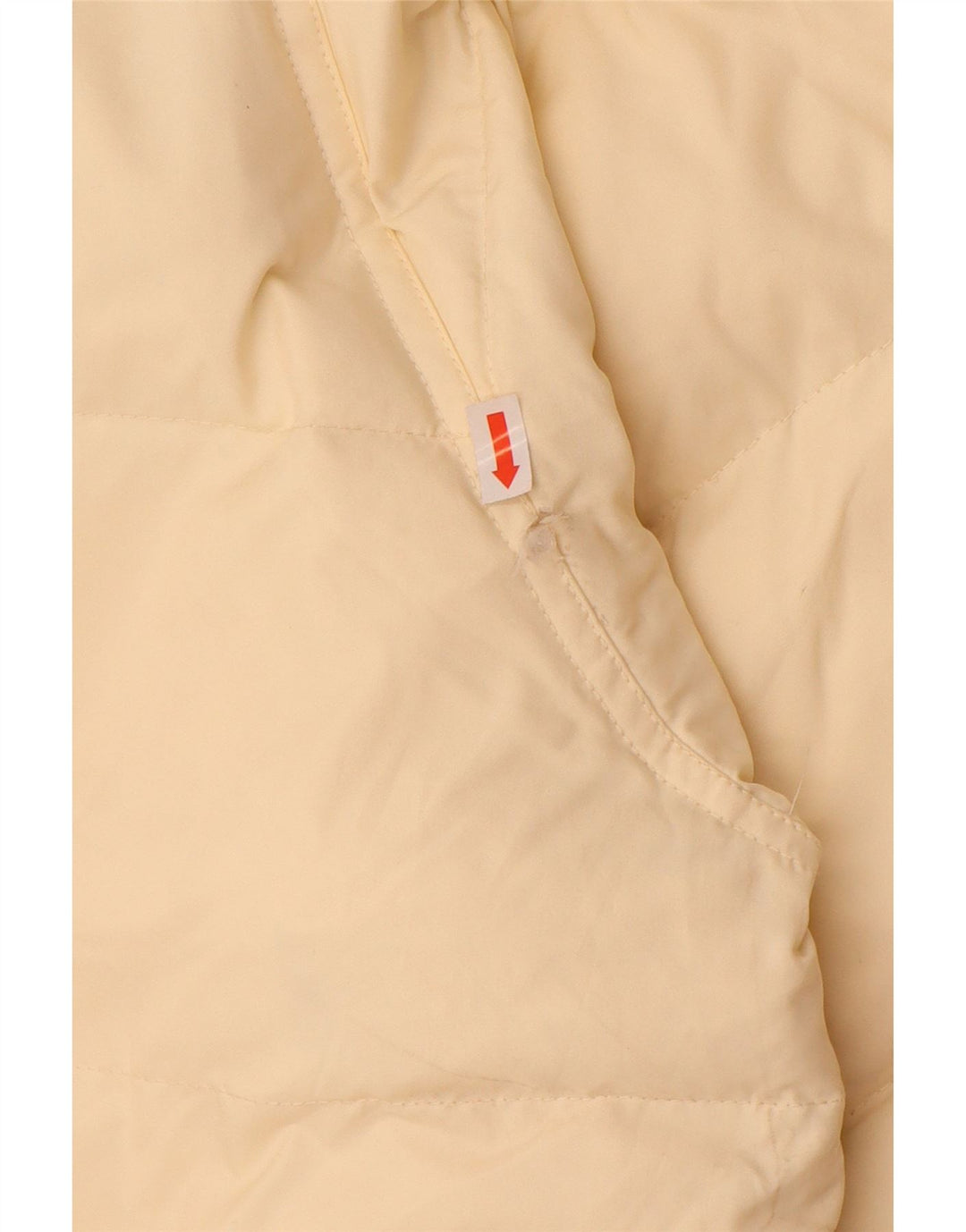 Fila Mens Padded Jacket IT 52/54 Large Off White Polyester