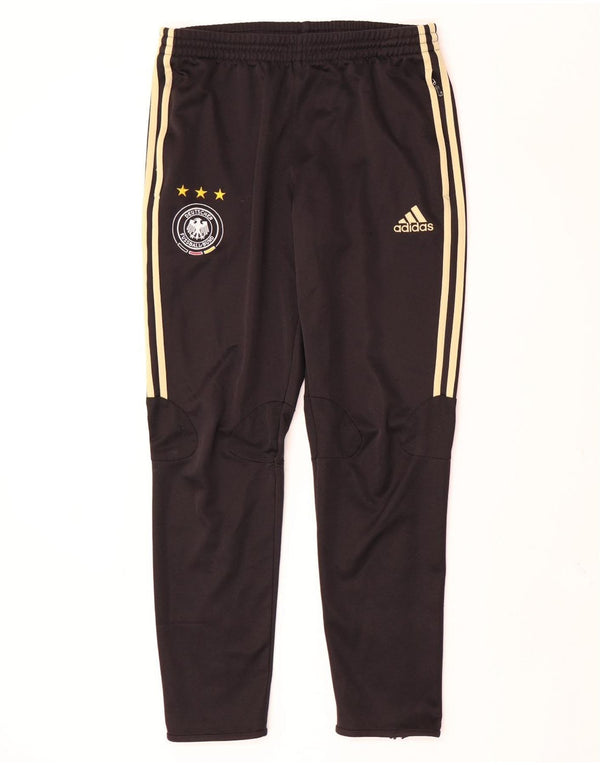 Adidas Mens Deutscher Fussball Bund Tracksuit Trousers UK 42/44 Large Black