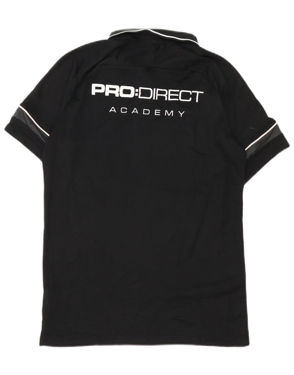 Nike Mens Pro Direct Academy Graphic Polo Shirt Medium Black Colourblock