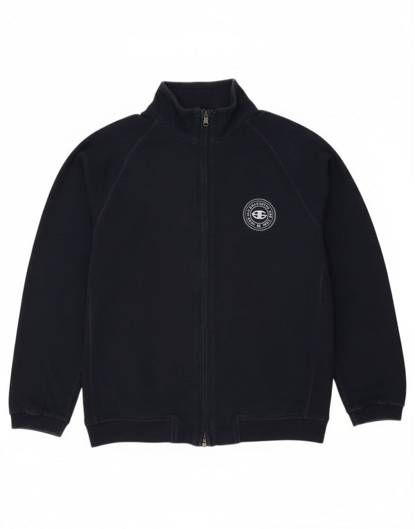 Champion Boys Tracksuit Top Jacket 11-12 Years Navy Blue Cotton