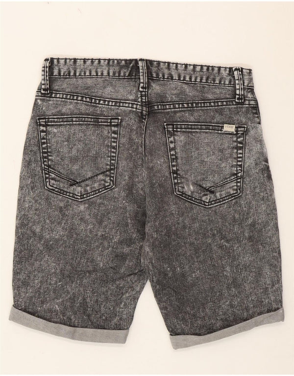 Vans Womens Acid Wash Denim Shorts W28 Medium Grey