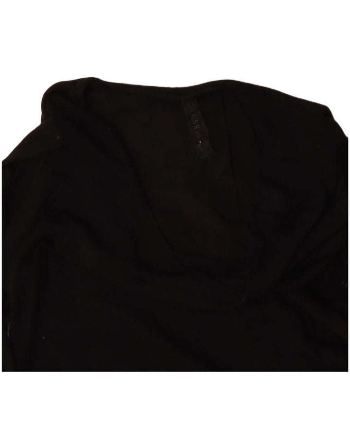 Guess Womens Blouse Top UK 14 Medium Black