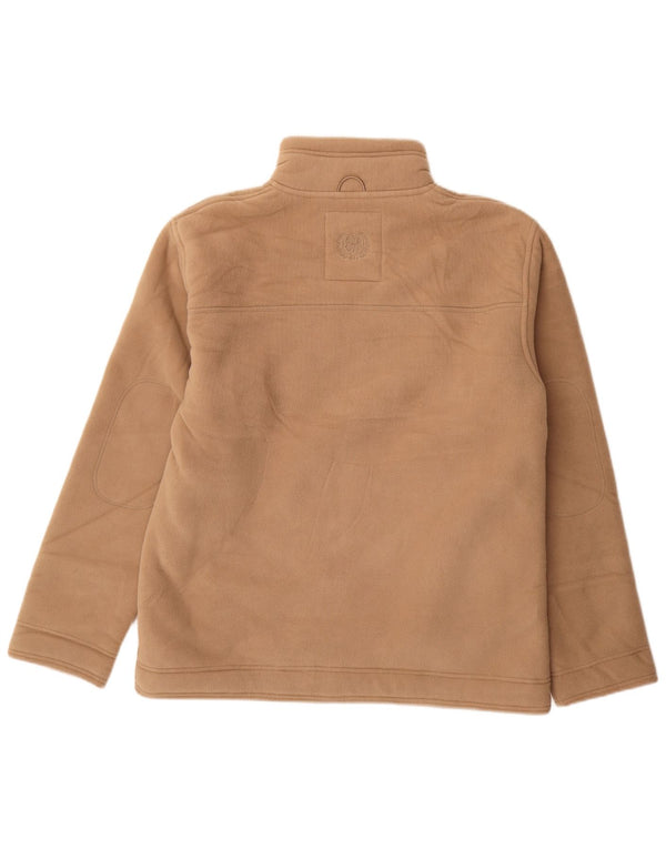 MARKS & SPENCER Mens Blue Harbour Sherpa Fleece Jacket UK 38 Medium Beige