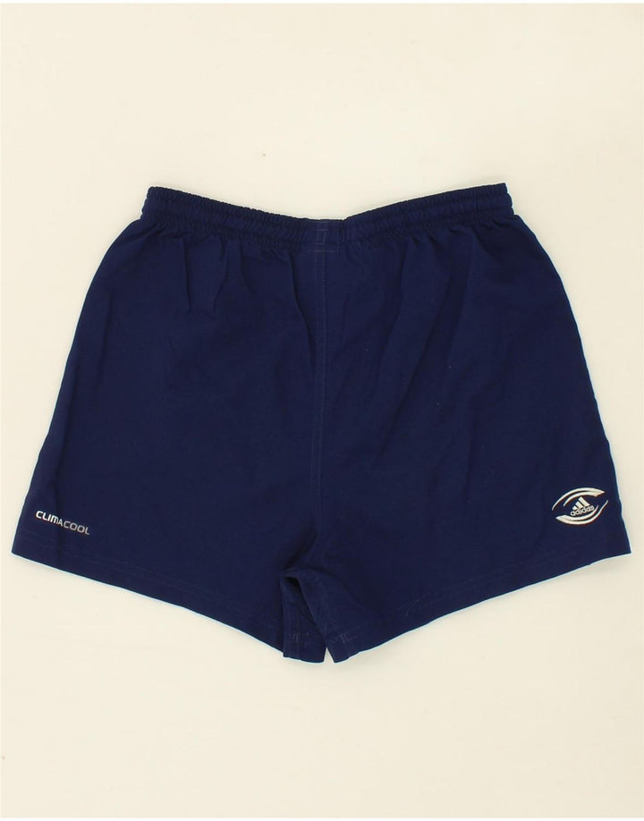 ADIDAS Boys Climacool Sport Shorts 9-10 Years Navy Blue Polyester Vintage Adidas and Second-Hand Adidas from Messina Hembry 