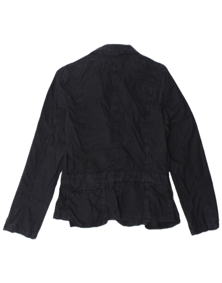 MAX & CO. Womens 3 Button Blazer Jacket IT 46 Large Black