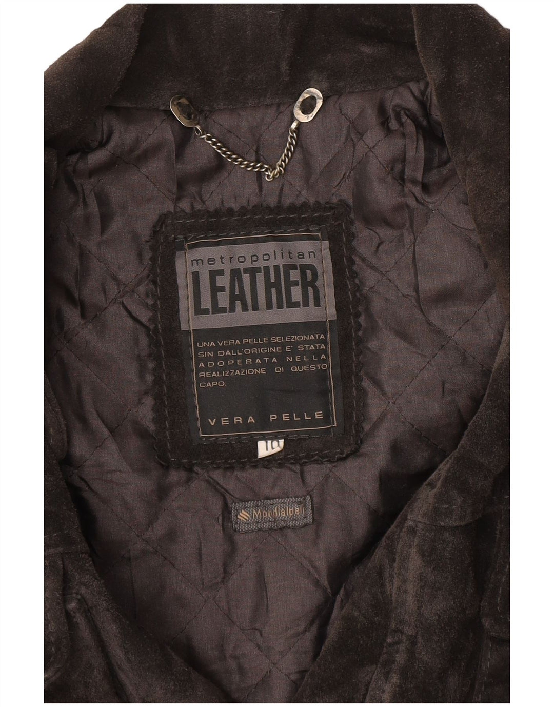 Vintage Womens Suede Oversized Windbreaker Jacket UK 10 Small Grey Leather