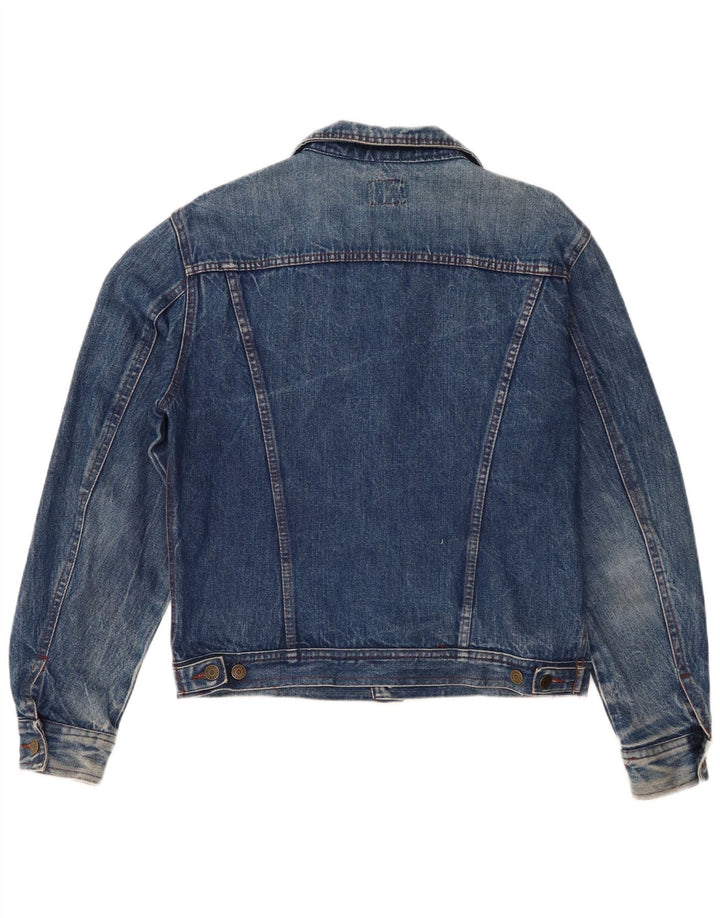 Carrera Womens Denim Jacket UK 16 Large Blue Cotton