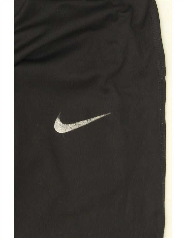 NIKE Womens Dri Fit Leggings UK 12 Medium  Black Polyester Vintage Nike and Second-Hand Nike from Messina Hembry 