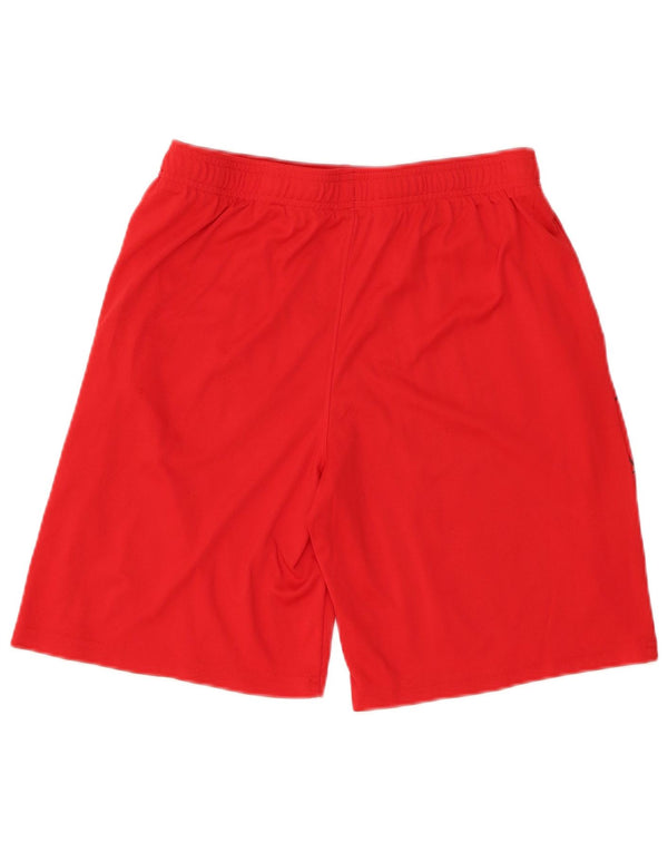 Under Armour Boys Graphic Loose Fit Sport Shorts 13-14 Years XL Red