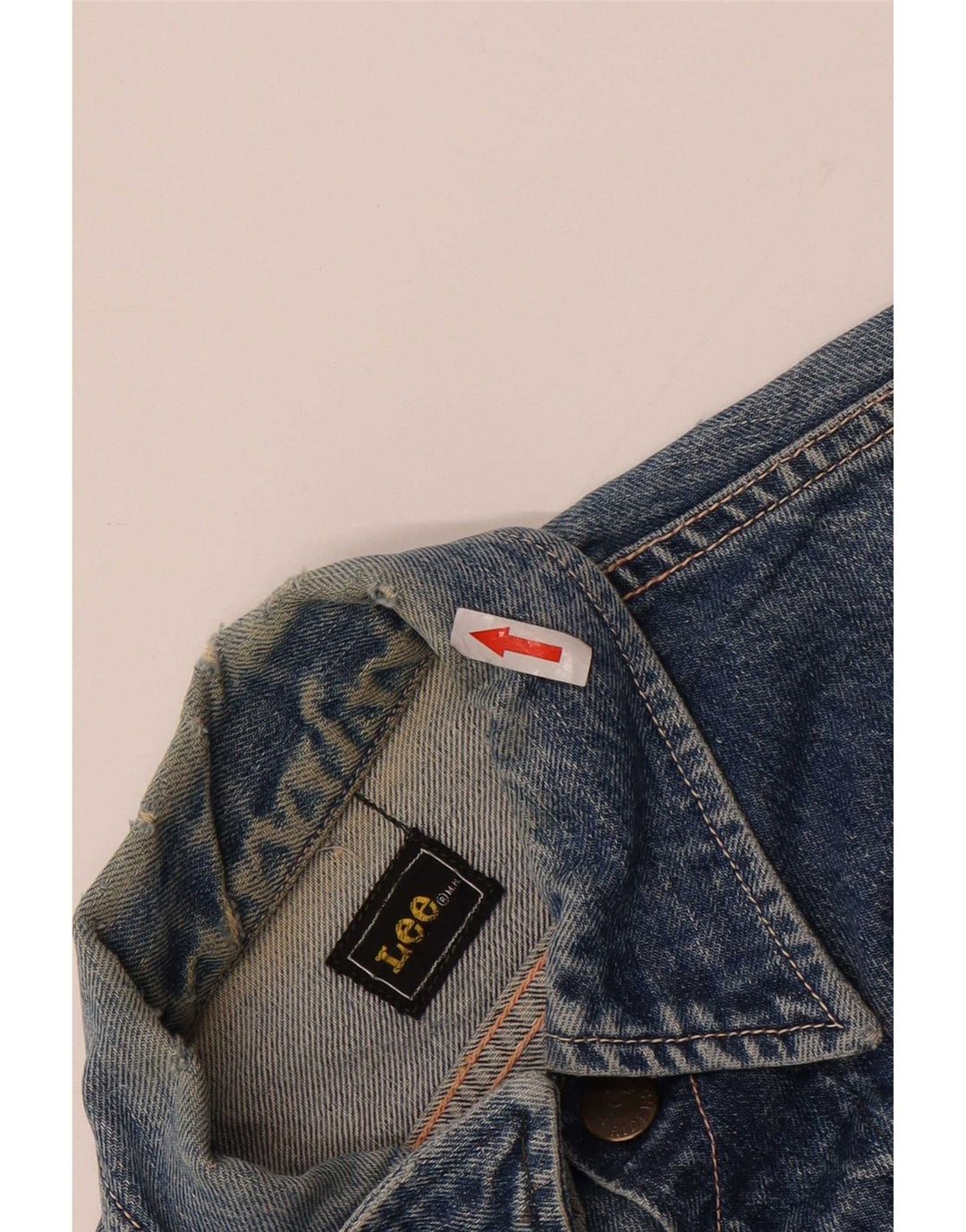 Lee Womens Denim Jacket UK 4 XS Blue