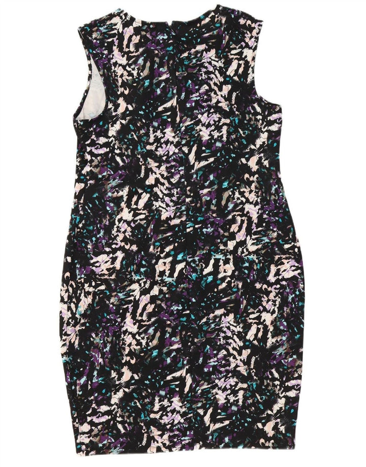 MOSSIMO Womens Abstract Pattern Sheath Dress UK 20 2XL Multicoloured