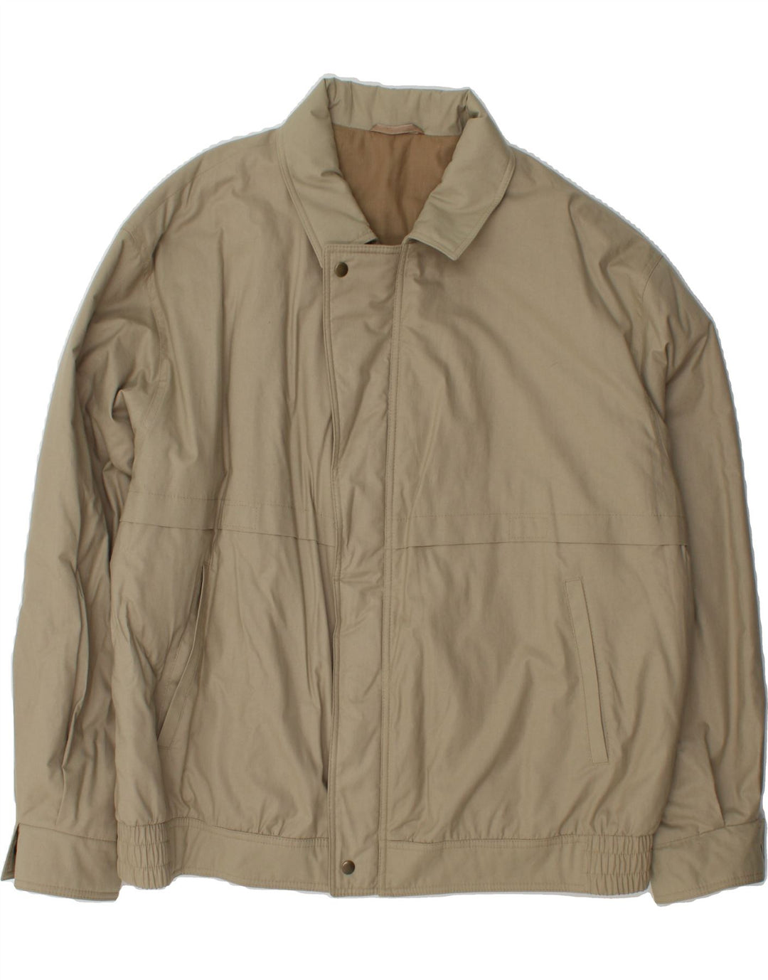 VALMELINE Mens Windbreaker Jacket IT 56 3XL Beige Cotton Vintage Valmeline and Second-Hand Valmeline from Messina Hembry 