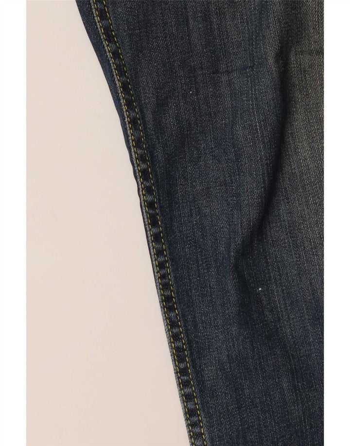 Dondup Womens Slim Jeans W33 L33 Navy Blue Cotton