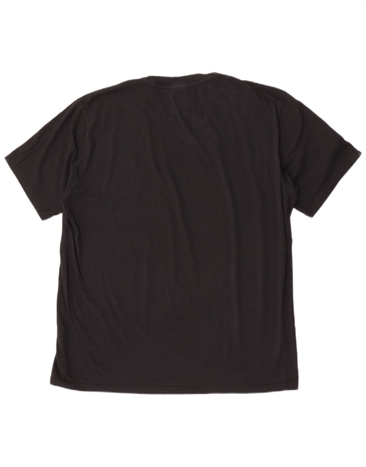Champion Mens T-Shirt Top 2XL Black