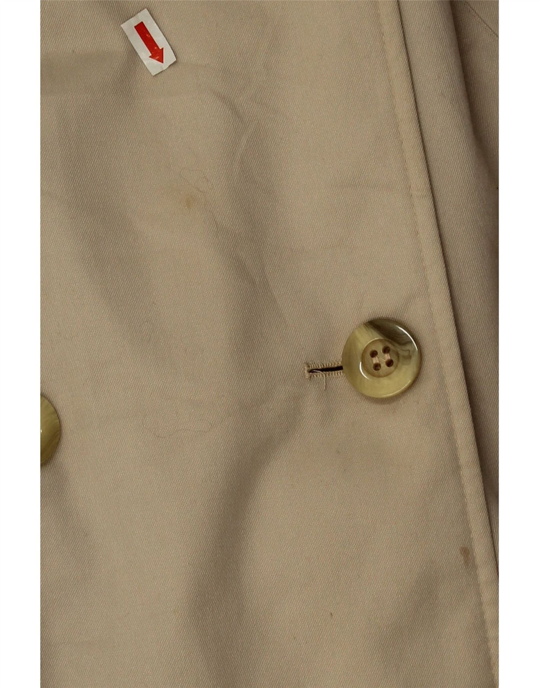 Aquarama Womens Trench Coat UK 10 Small Beige Polyester