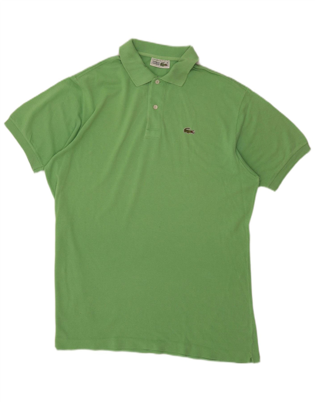 Lacoste Mens Polo Shirt Size 7 2XL Green Cotton