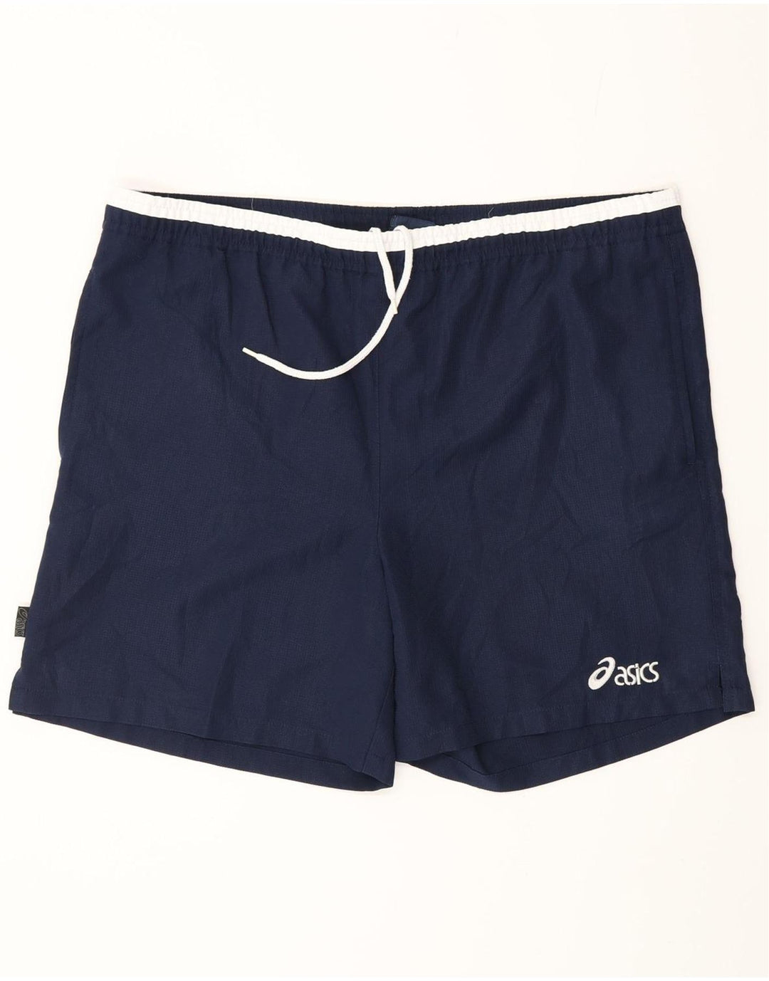 ASICS Mens Swimming Shorts Large  Navy Blue Polyester