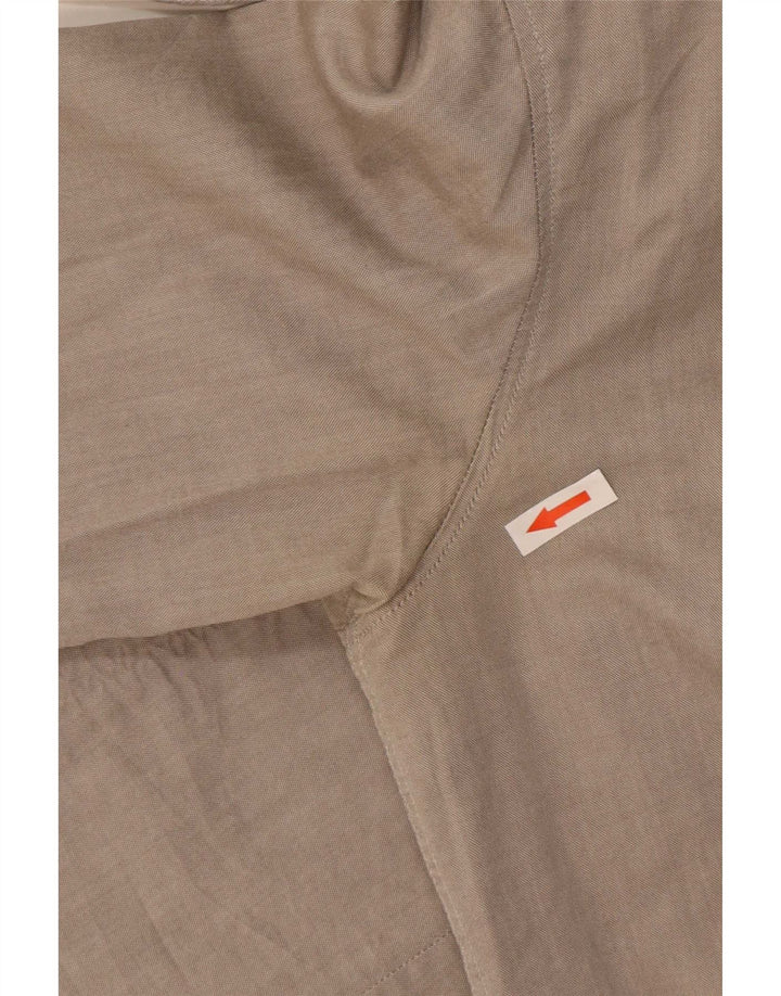 Hugo Boss Mens Shirt Small Grey Cotton