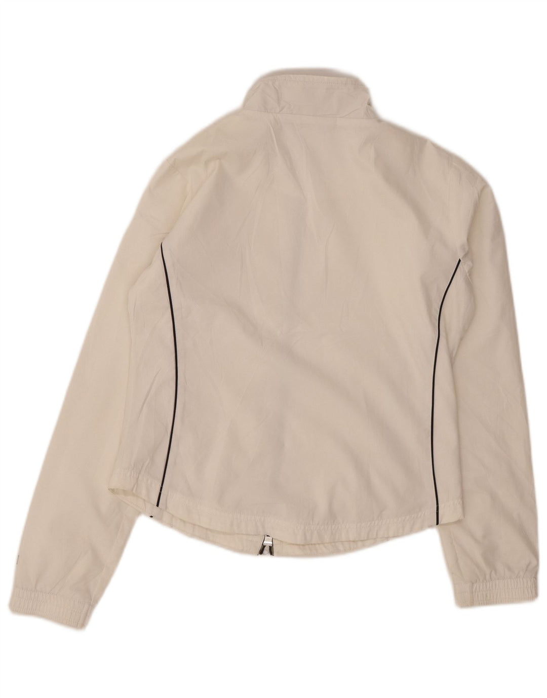 NIKE Womens Tracksuit Top Jacket UK 8/10 Small White