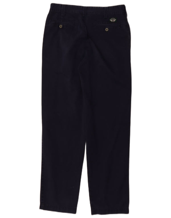 DOCKERS Mens Straight Chino Trousers W31 L32  Navy Blue Cotton