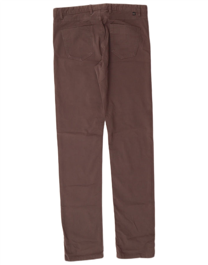 MASSIMO DUTTI Mens Slim Casual Trousers EU 40 Medium W31 L34 Grey Cotton