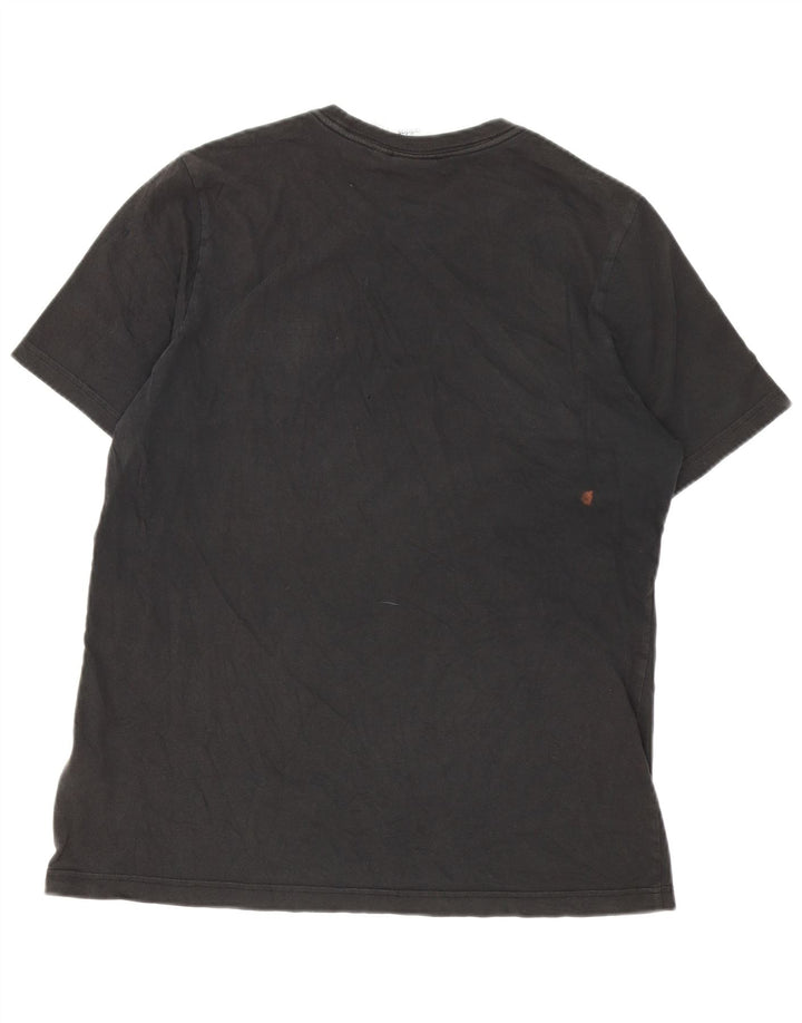ADIDAS Mens T-Shirt Top Medium Black Cotton