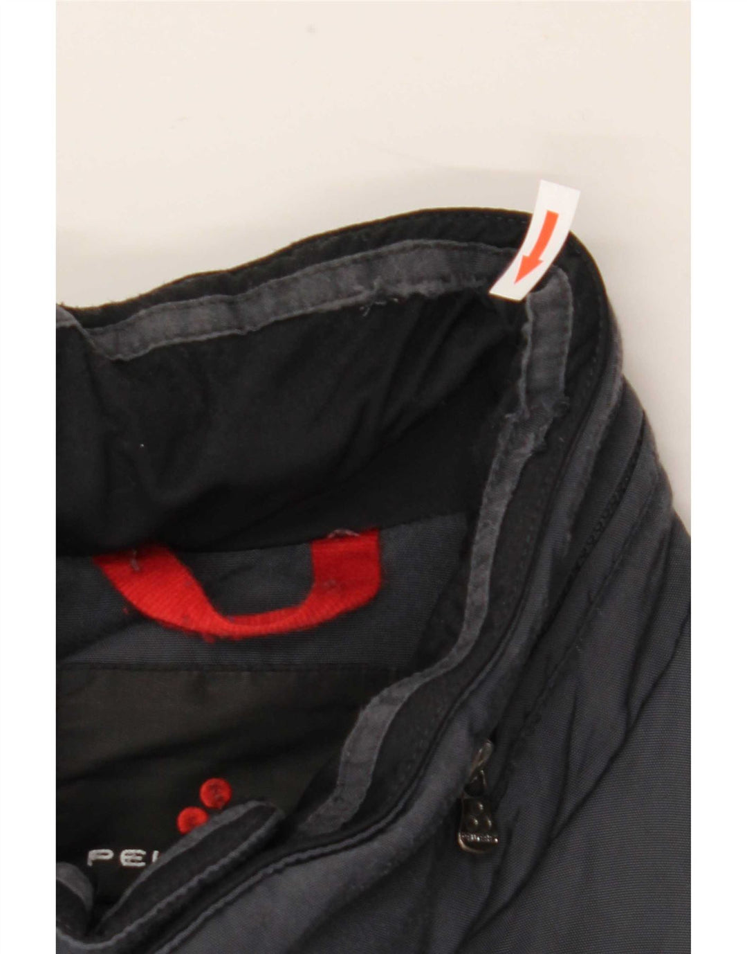 PEUTEREY Mens Padded Jacket UK 38 Medium Navy Blue Polyamide