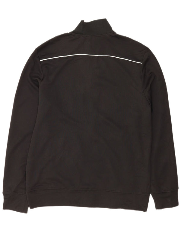 Starter Mens Tracksuit Top Jacket UK 38/40 Medium Black Colourblock