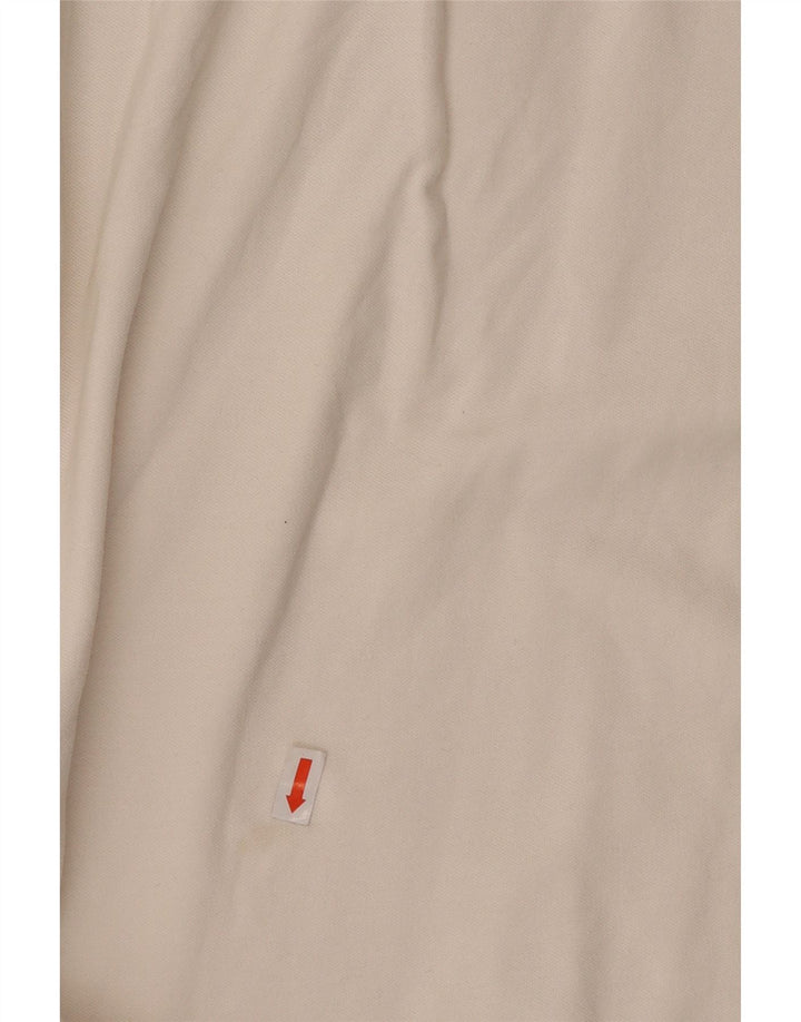 TRUSSARDI Womens Long Sleeve Rugby Polo Shirt UK 18 XL White Cotton