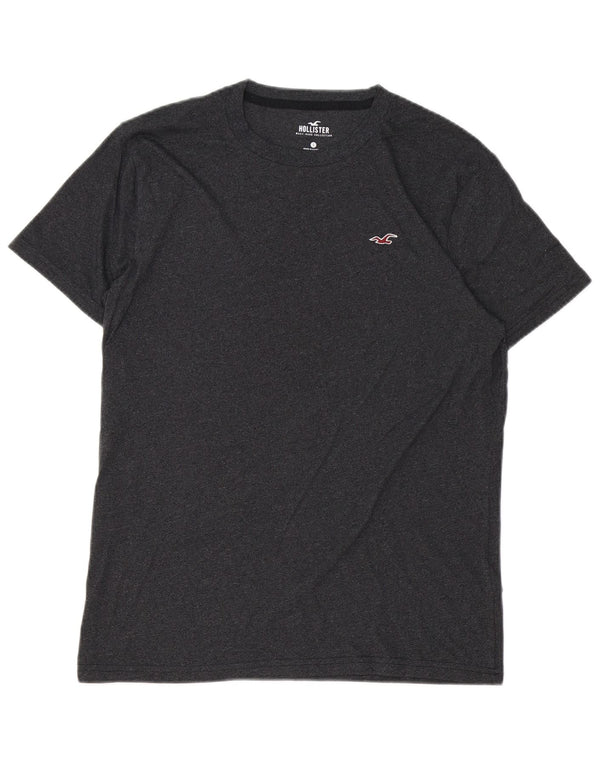 HOLLISTER Mens T-Shirt Top Small Grey Cotton