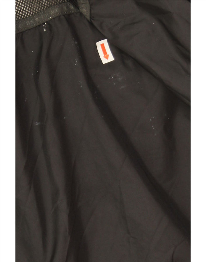 The North Face Mens Hooded Rain Jacket UK 38 Medium Black Polyester