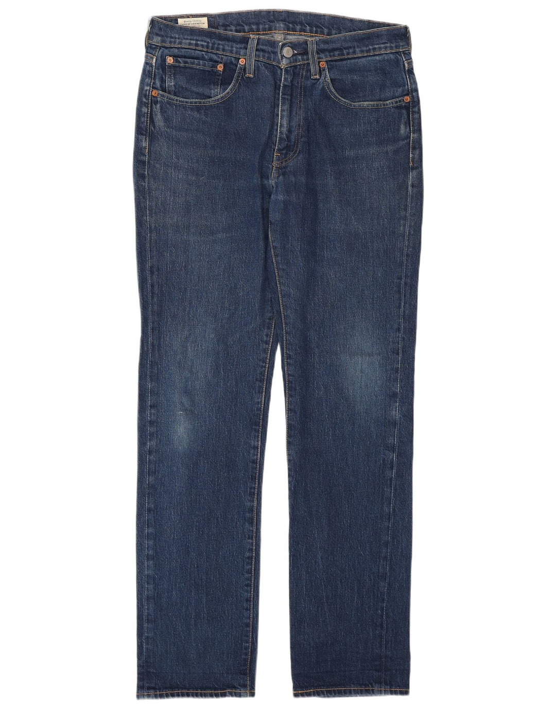 LEVI'S Mens 514 Straight Jeans W31 L32 Blue Cotton