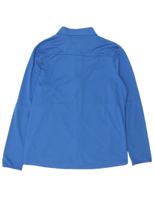 Nike Mens Dri Fit Tracksuit Top Jacket XL Blue Polyester
