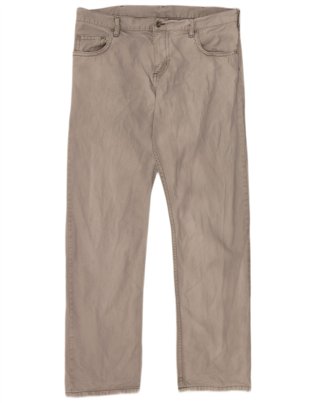 CARHARTT Mens Slim Jeans W36 L34 Grey Cotton