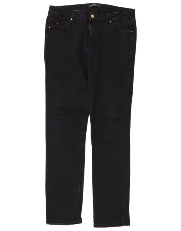 ESPRIT Womens Slim Jeans W32 L32 Navy Blue Cotton